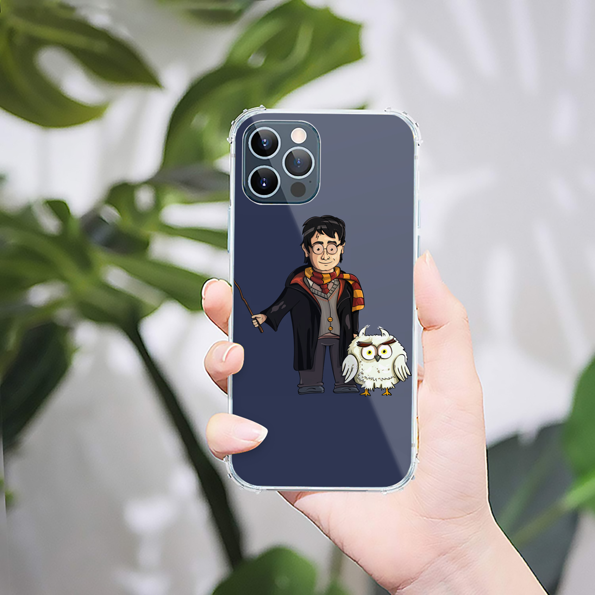 （画像用） Harry Potter ハリー・ポッターシリーズ 【iPhone 12シリーズ対応】透明スマホケース（クリアソフトケース）